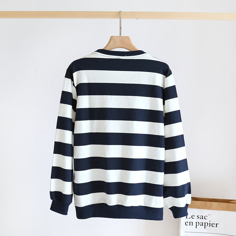 The Black & White Striped Original Pajamas-Original Pajamas