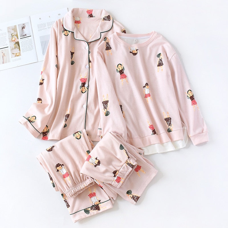 The Two-Piece Printed Original Pajamas-Original Pajamas