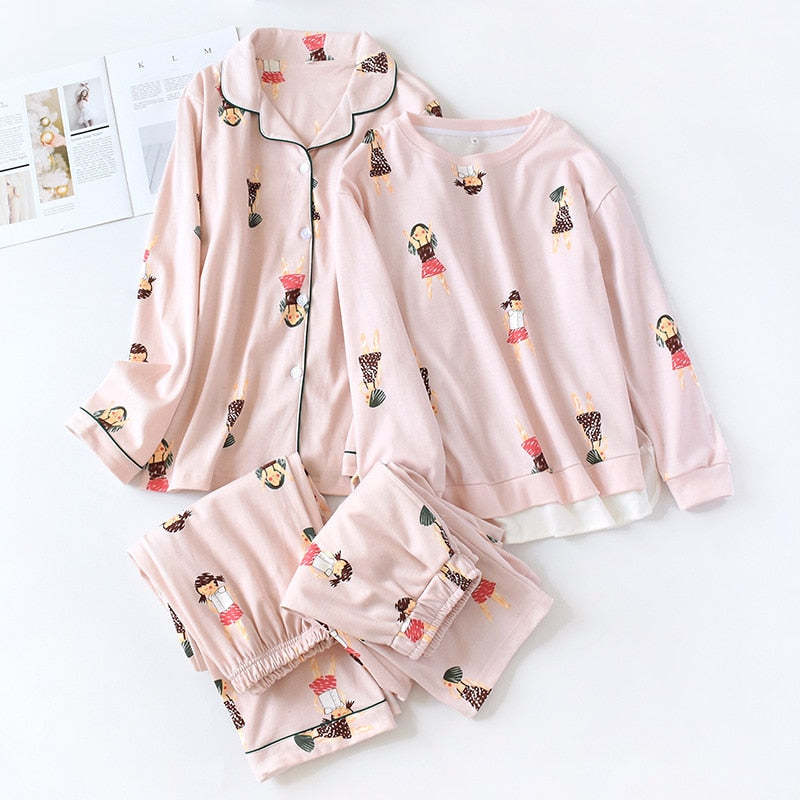 The Two-Piece Printed Original Pajamas-Original Pajamas