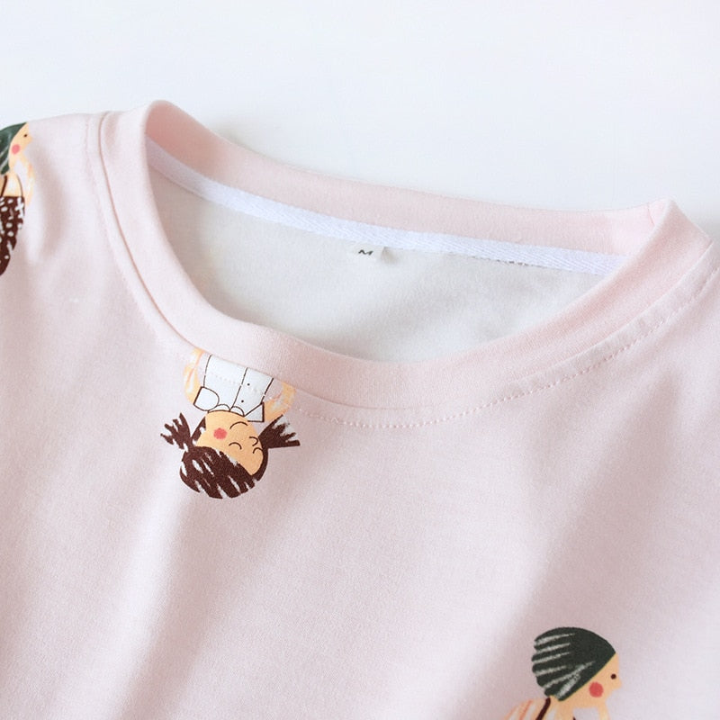 The Two-Piece Printed Original Pajamas-Original Pajamas