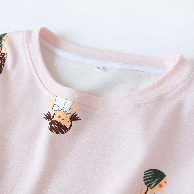 The Two-Piece Printed Original Pajamas-Original Pajamas