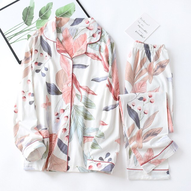 The Two-Piece Printed Original Pajamas-Original Pajamas
