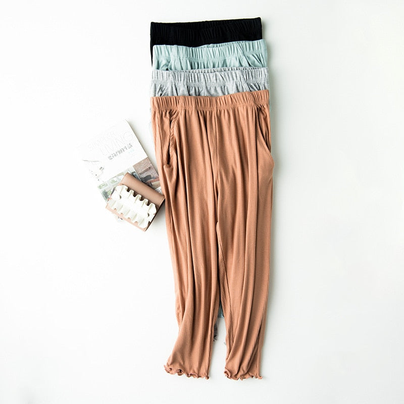 The Cotton Cropped Pants Original Pajamas-Original Pajamas