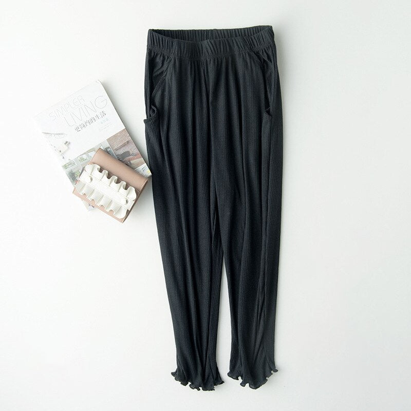 The Cotton Cropped Pants Original Pajamas-Original Pajamas