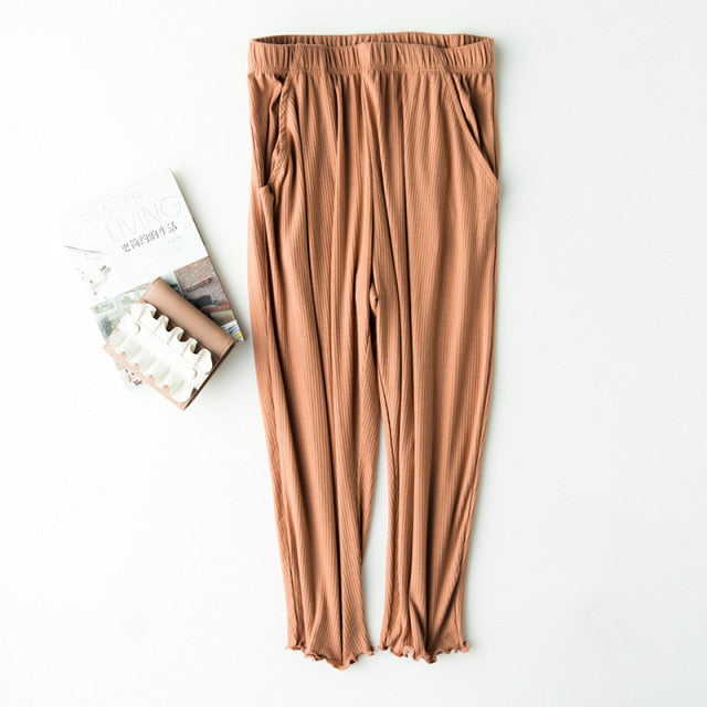 The Cotton Cropped Pants Original Pajamas-Original Pajamas