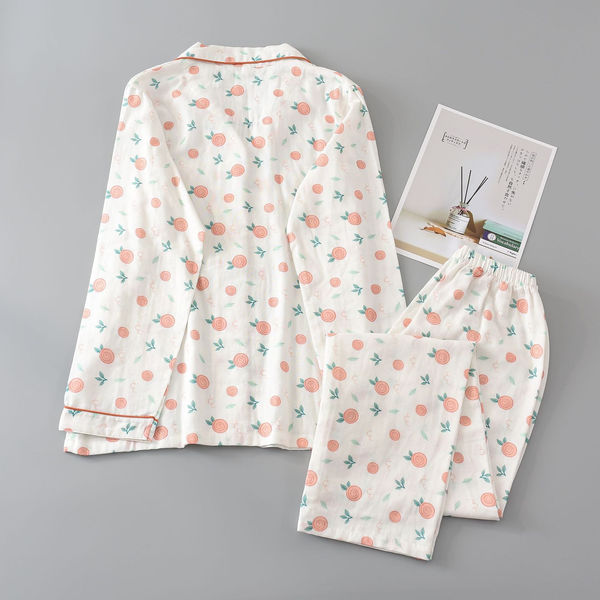 The White Floral Pajama Set Original Pajamas-Original Pajamas