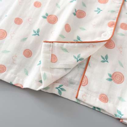 The White Floral Pajama Set Original Pajamas-Original Pajamas