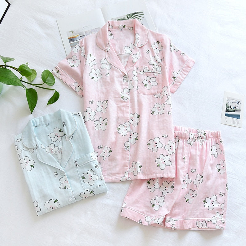 The Flower Cotton Set Original Pajamas-Original Pajamas