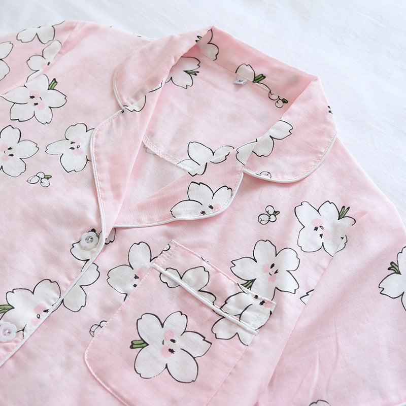 The Flower Cotton Set Original Pajamas-Original Pajamas