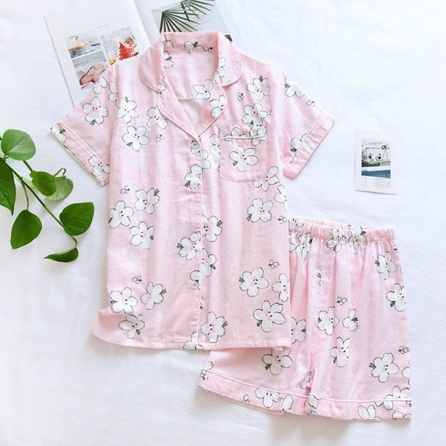 The Flower Cotton Set Original Pajamas-Original Pajamas