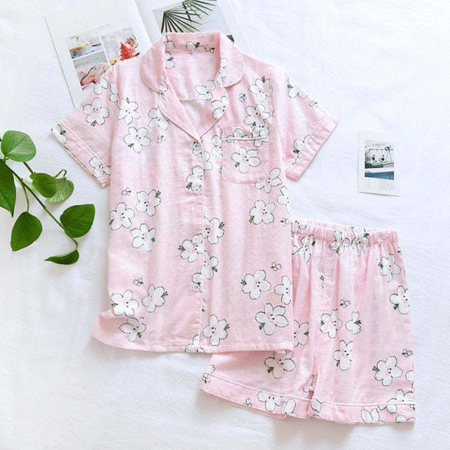 The Flower Cotton Set Original Pajamas-Original Pajamas
