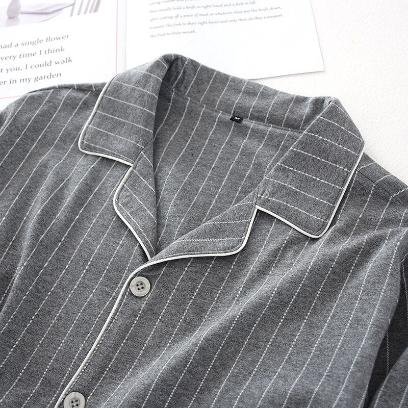 The Striped Long-Sleeved Orignal Pajamas-Original Pajamas