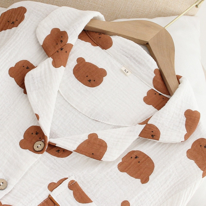 The Cartoon Teddy Pajama Set Original Pajamas-Original Pajamas