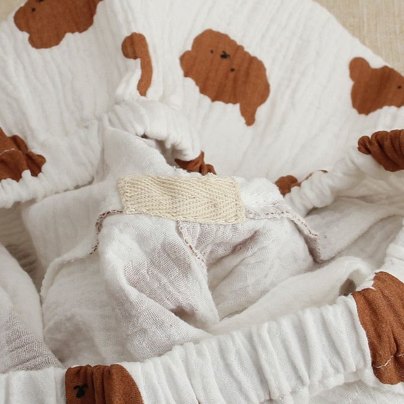 The Cartoon Teddy Pajama Set Original Pajamas-Original Pajamas