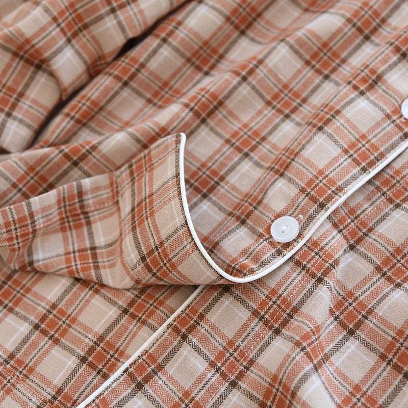 The Flannel Blue Brown Original Pajamas-Original Pajamas