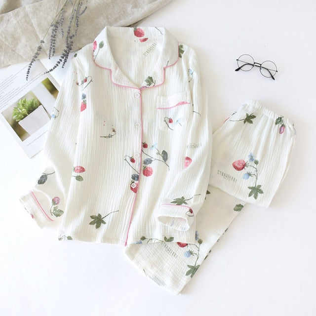 The Floral Fruity Light Original Pajamas-Original Pajamas
