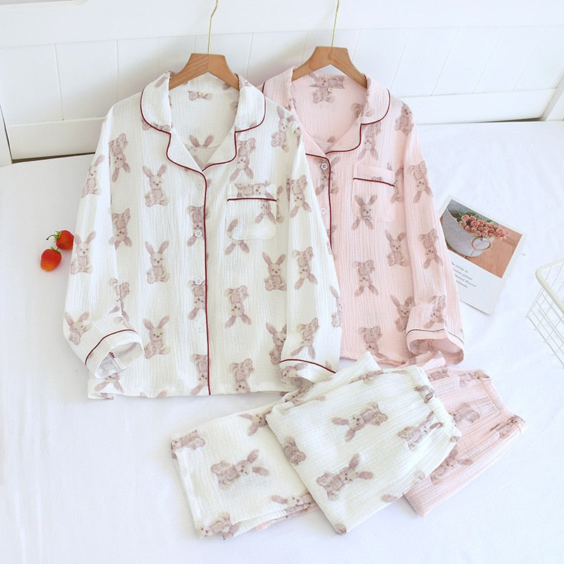 The Cute Rabbit Best Cotton Pajamas-Original Pajamas