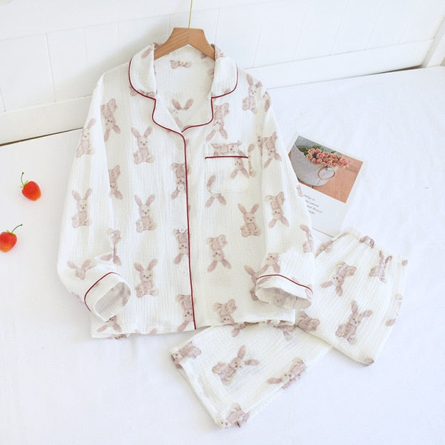 The Cute Rabbit Best Cotton Pajamas-Original Pajamas