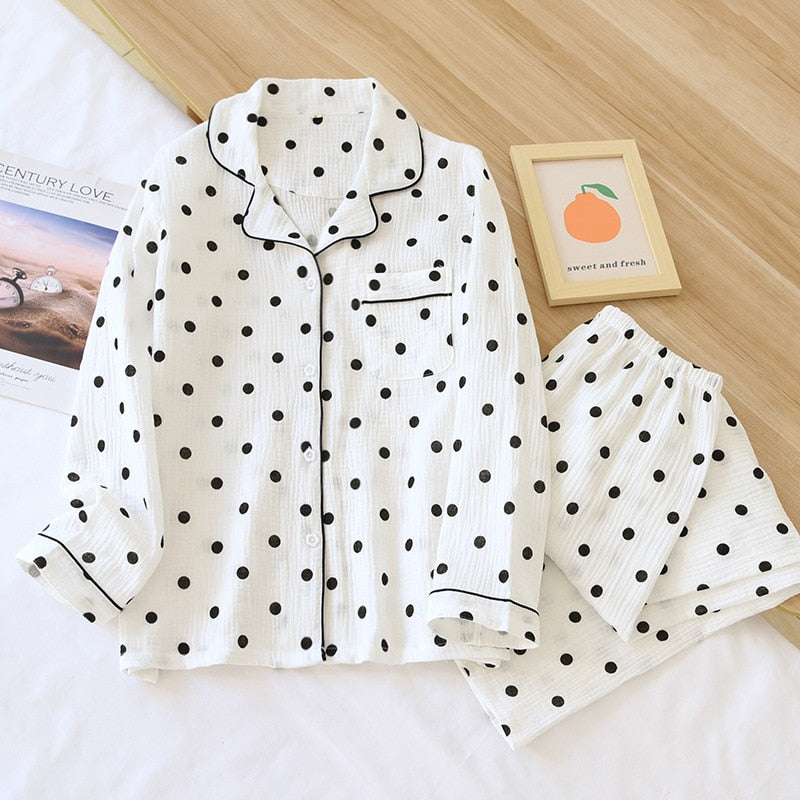 The Polka Black Dot Original Pajamas-Original Pajamas