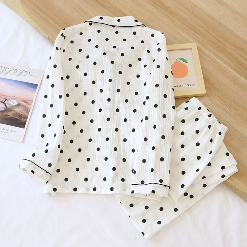 The Polka Black Dot Original Pajamas-Original Pajamas