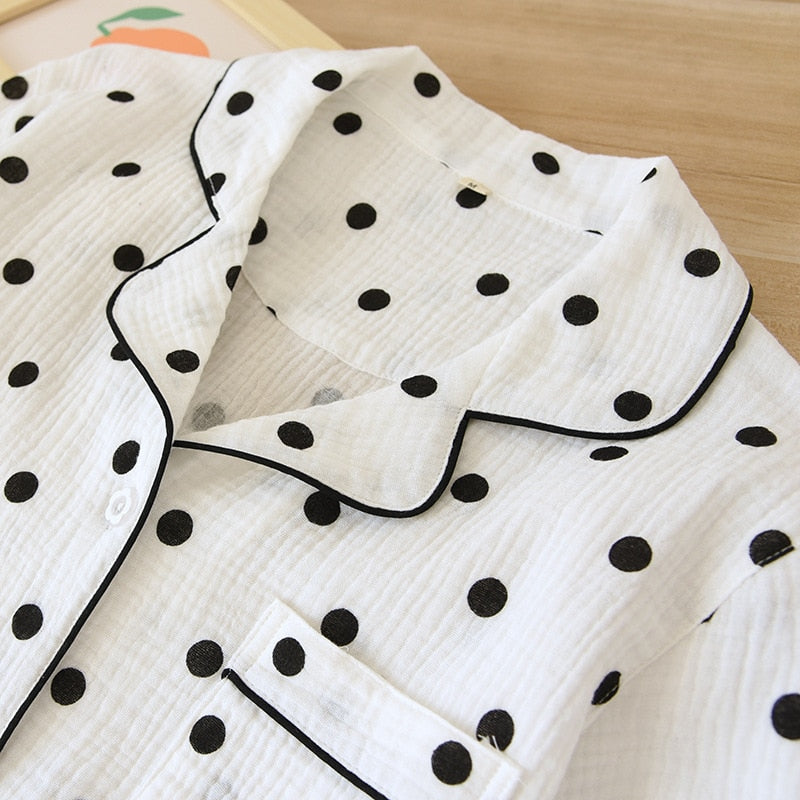The Polka Black Dot Original Pajamas-Original Pajamas