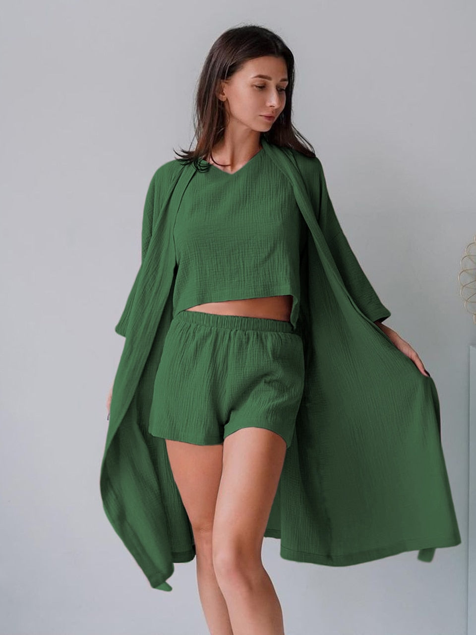 The 3 Piece Soft Summer Set Original Pajamas-Original Pajamas