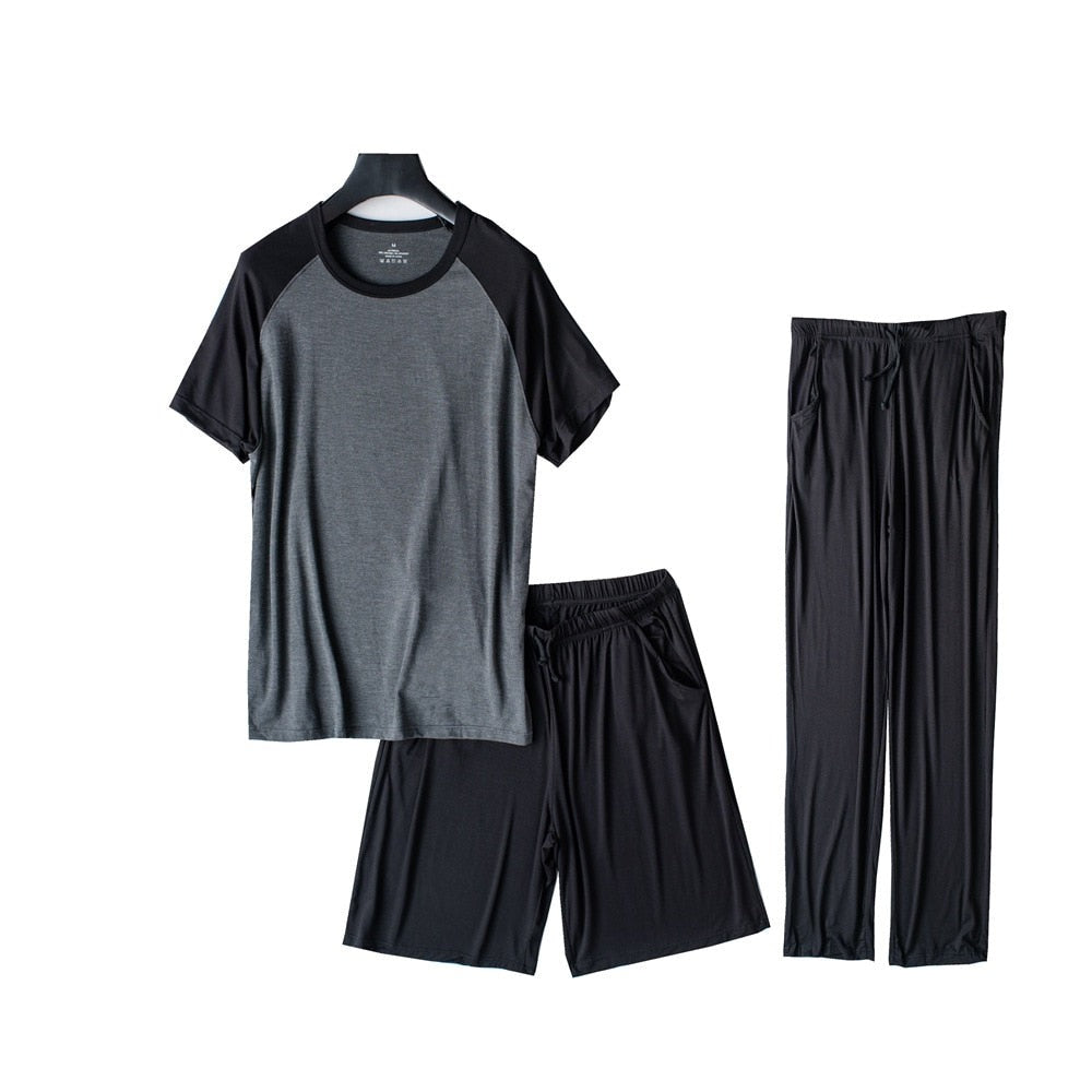 The Spring & Summer Men Original Pajamas 3 Piece Set-Original Pajamas