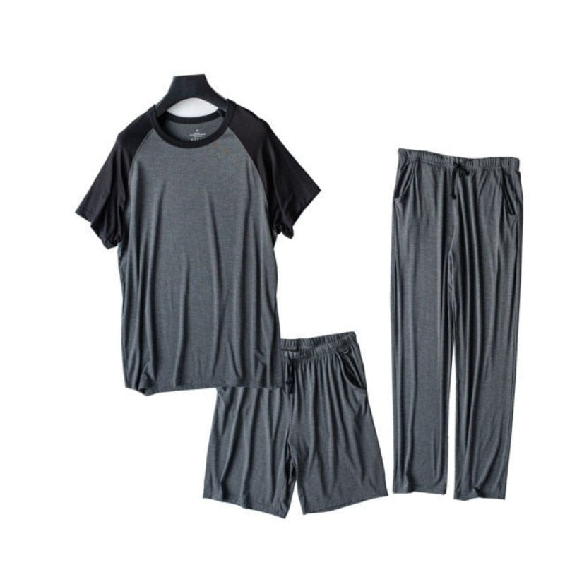 The Spring & Summer Men Original Pajamas 3 Piece Set-Original Pajamas