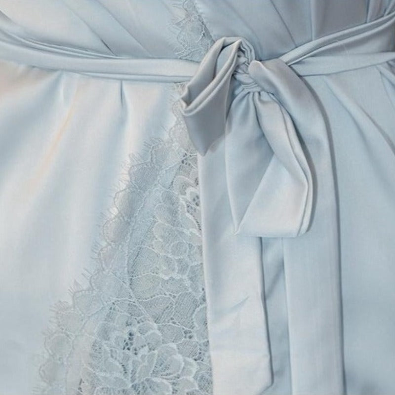 The Floral Bathrobe Original Pajamas 3 Piece Pajama Set-Original Pajamas