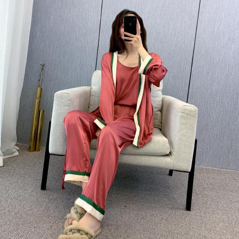 Cozy Comfortable Full Slip Original Pajamas 3 Piece Set-Original Pajamas