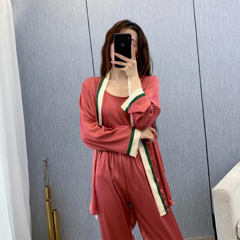 Cozy Comfortable Full Slip Original Pajamas 3 Piece Set-Original Pajamas