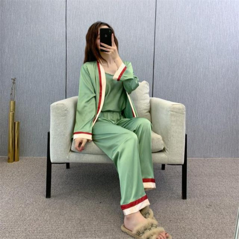 Cozy Comfortable Full Slip Original Pajamas 3 Piece Set-Original Pajamas