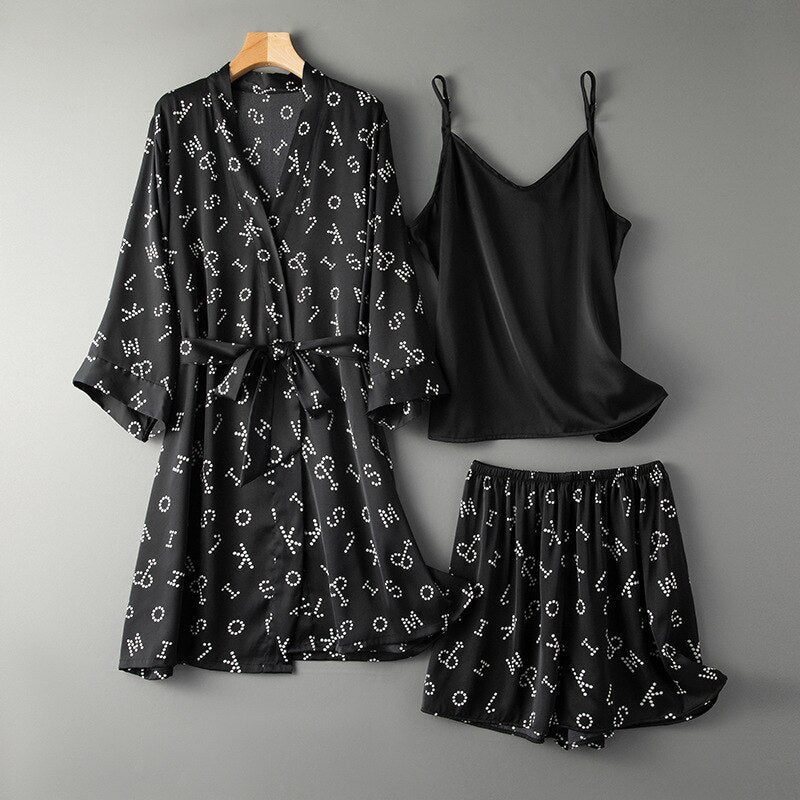 The Black Rayon Comfy Women Pajama Sets-Original Pajamas