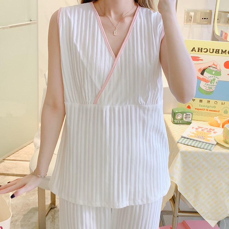 The Home Sleep Wear Vibrant 3 Piece Pajama-Original Pajamas