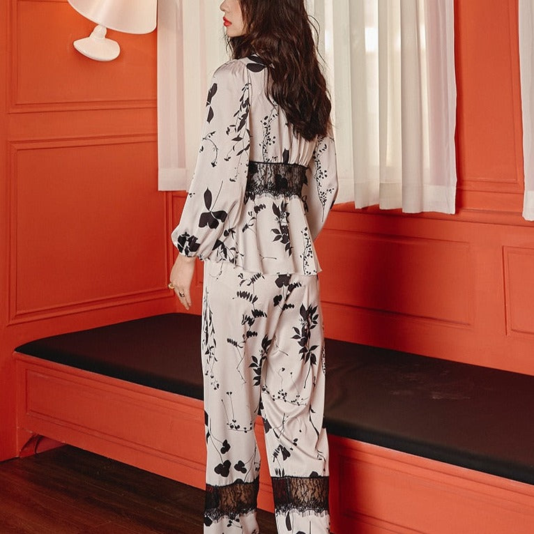 The Mesh Lace Robe Original Pajama-Original Pajamas