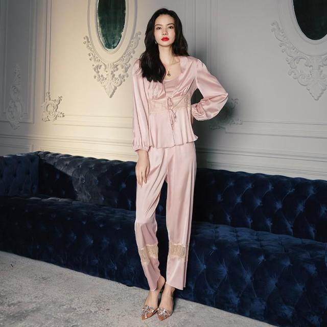 The Mesh Lace Robe Original Pajama-Original Pajamas