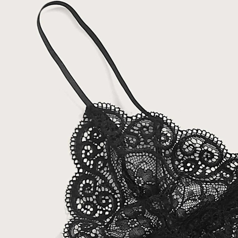 The Silk Lace Lightweight Shorts Pajama Set For Ladies-Original Pajamas