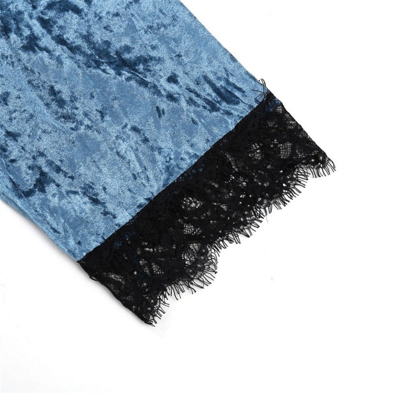 The Lace Robe 3 Piece Pajama Set For Women-Original Pajamas