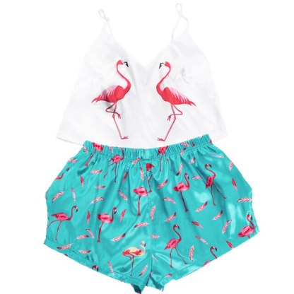 3 Piece Pajama Set Womens Kimono Bathrobe Satin-Original Pajamas