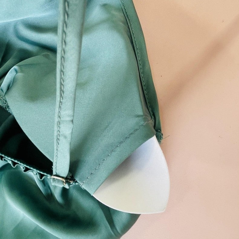 Women Satin Lace Summer Sleepwear 3 Piece Pajamas-Original Pajamas