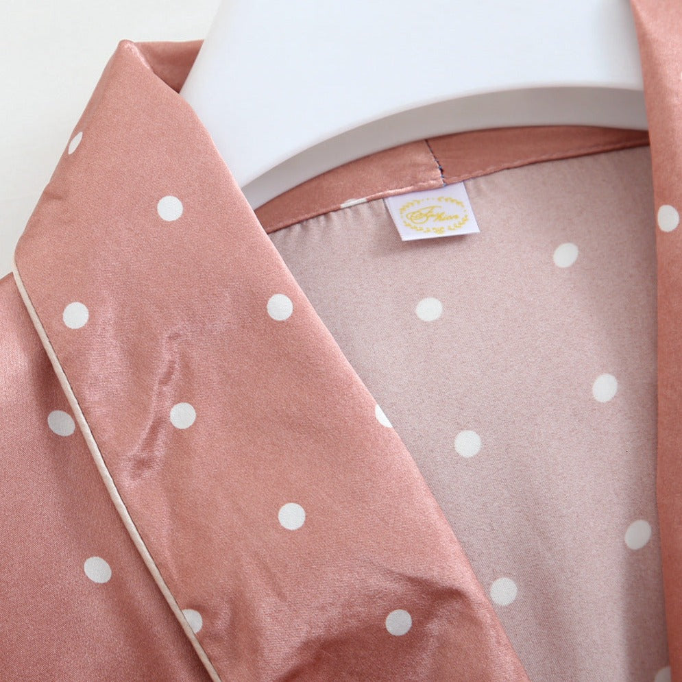 The Heart Polka Dots Pajama Set Original Pajamas-Original Pajamas