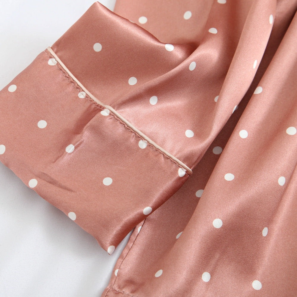 The Heart Polka Dots Pajama Set Original Pajamas-Original Pajamas