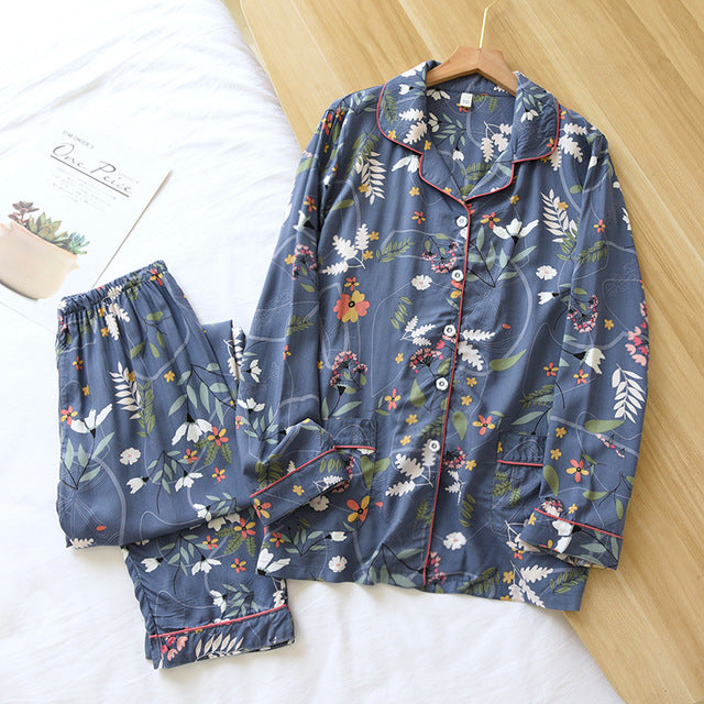 Printed Summer Matching Pants And Shorts Set-Original Pajamas