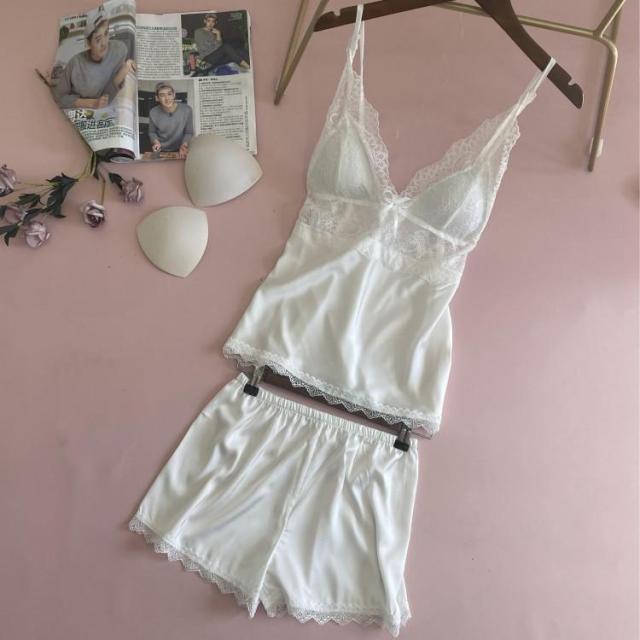 The Satin Short Best 3 Piece Sleep Sets For Women-Original Pajamas