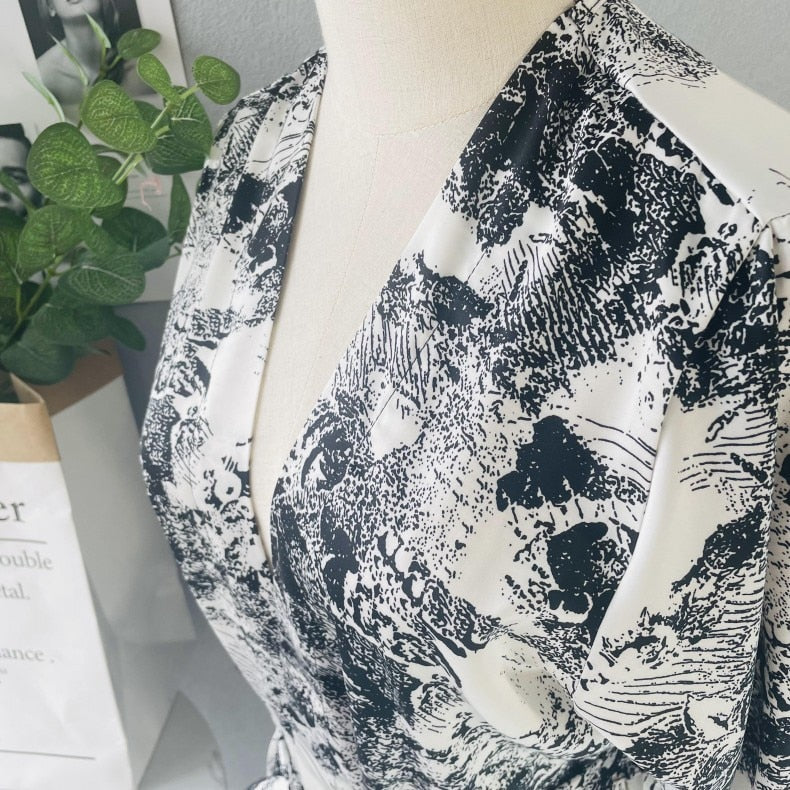 The Robe Laced Pajama 3 Piece Pajama Set-Original Pajamas