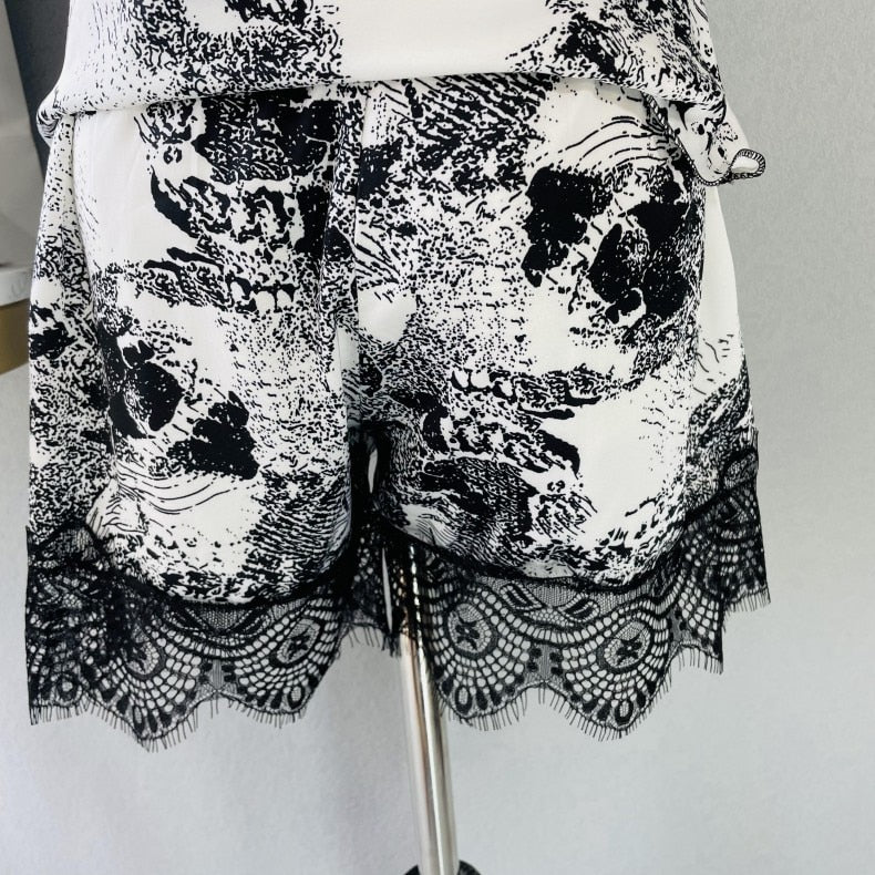 The Robe Laced Pajama 3 Piece Pajama Set-Original Pajamas