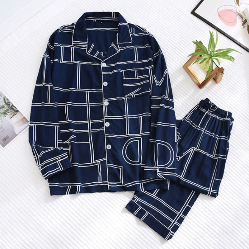 Full Sleeved Viscose Night suit For Men-Original Pajamas