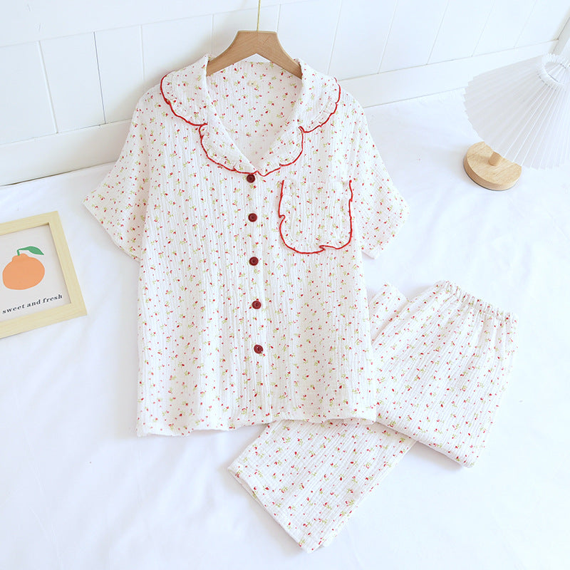 Sober White Summer 2 Piece Pajamas set-Original Pajamas