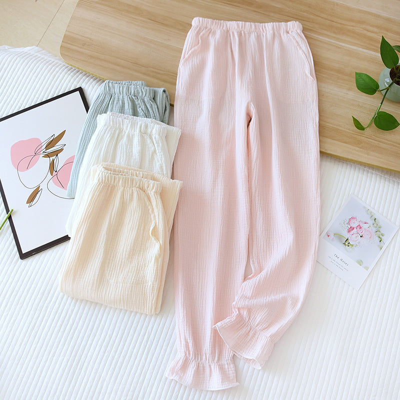 Cotton Spring Candy Color Pants-Original Pajamas