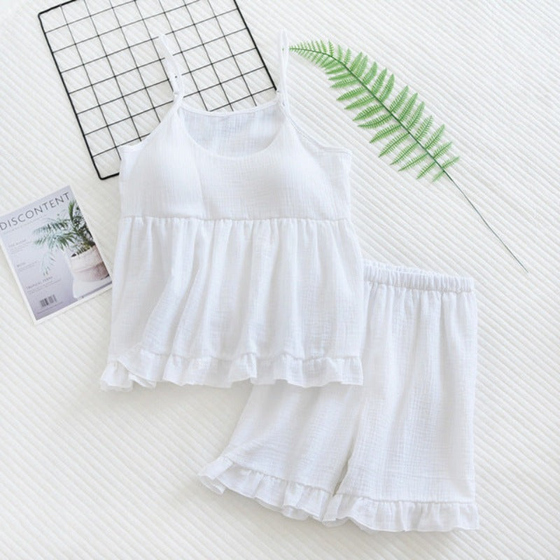 Summer Wear Loungewear With Chest Pad For Women-Original Pajamas